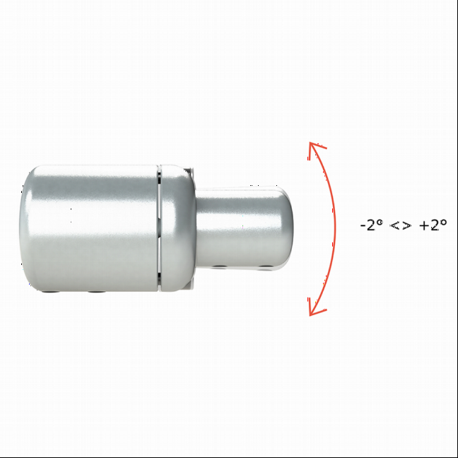 With ALF01, albedometers can be rotated around the tube axis for 360 ° as well as tilted over ± 2 degrees