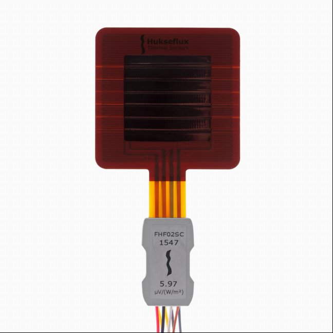FHF02SC Self-calibrating foil heat flux sensor with thermal spreaders and heater